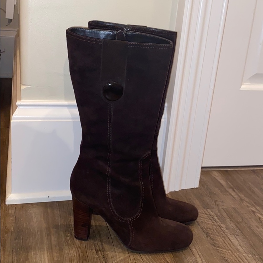 Franco Sarto Suede Boot